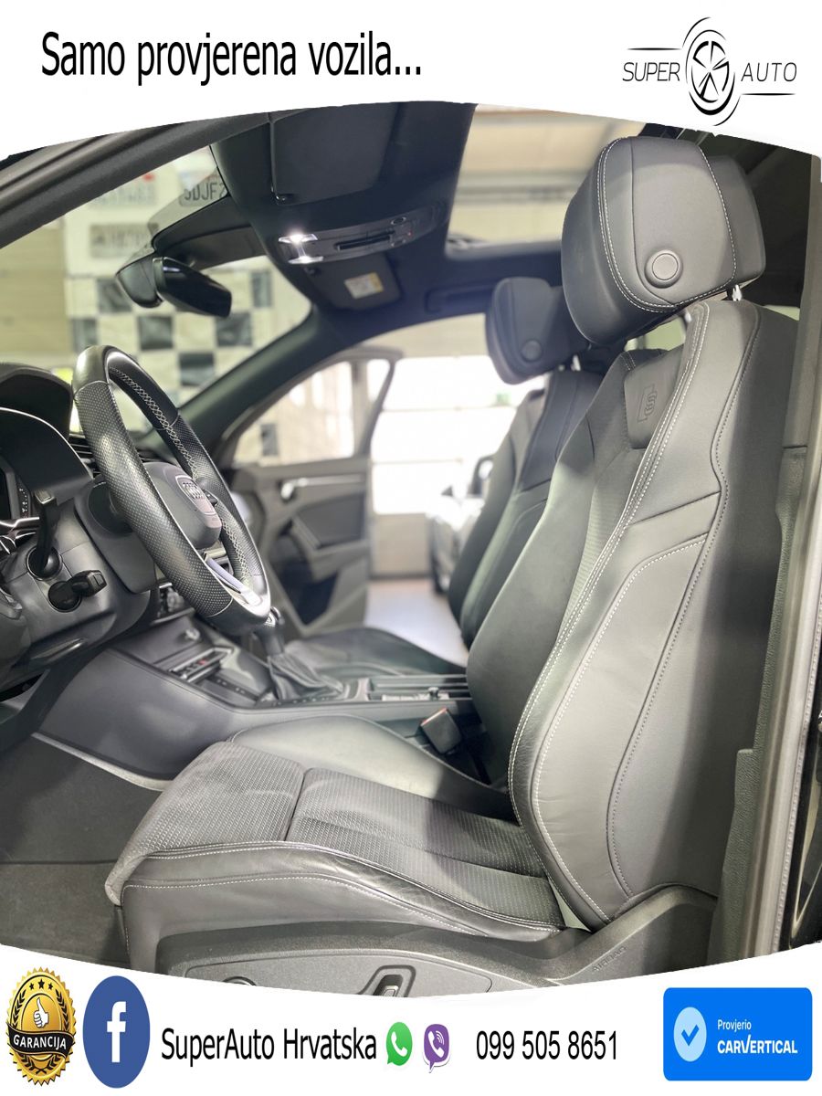 Audi Q3 II Sportback 40 TFSI (190 KS) quattro S tronic S line LED+GR SJED+ACC
