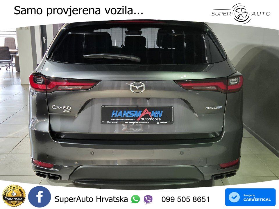 Mazda CX-60 2.5 e-Skyactiv (328 KS) AWD Automatic MATRIX+GR SJED+KAM