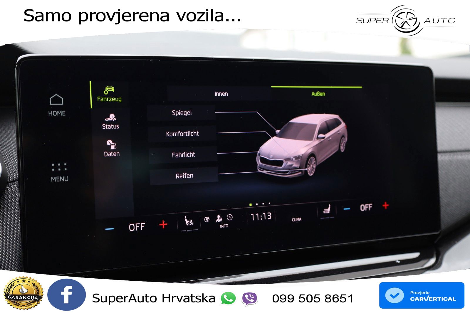 Škoda Octavia Combi 1.5 TSI (150 KS) DSG LED+GR SJED+ACC