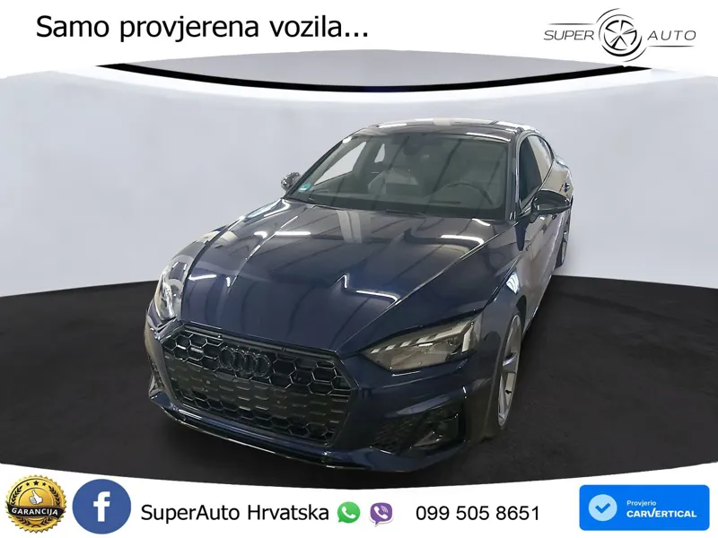 Audi A5 Sportback 40 TDI (204 KS) quattro S tronic S line LED+GR SJED+ACC