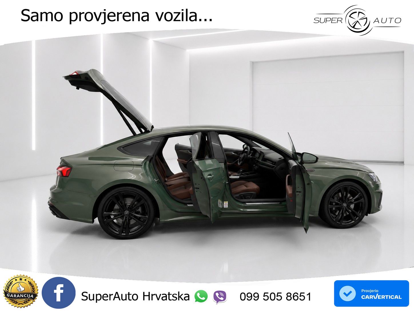 Audi A5 Sportback  40 TFSI (204 KS) quattro S tronic S line MATRIX+GR SJED+KAM