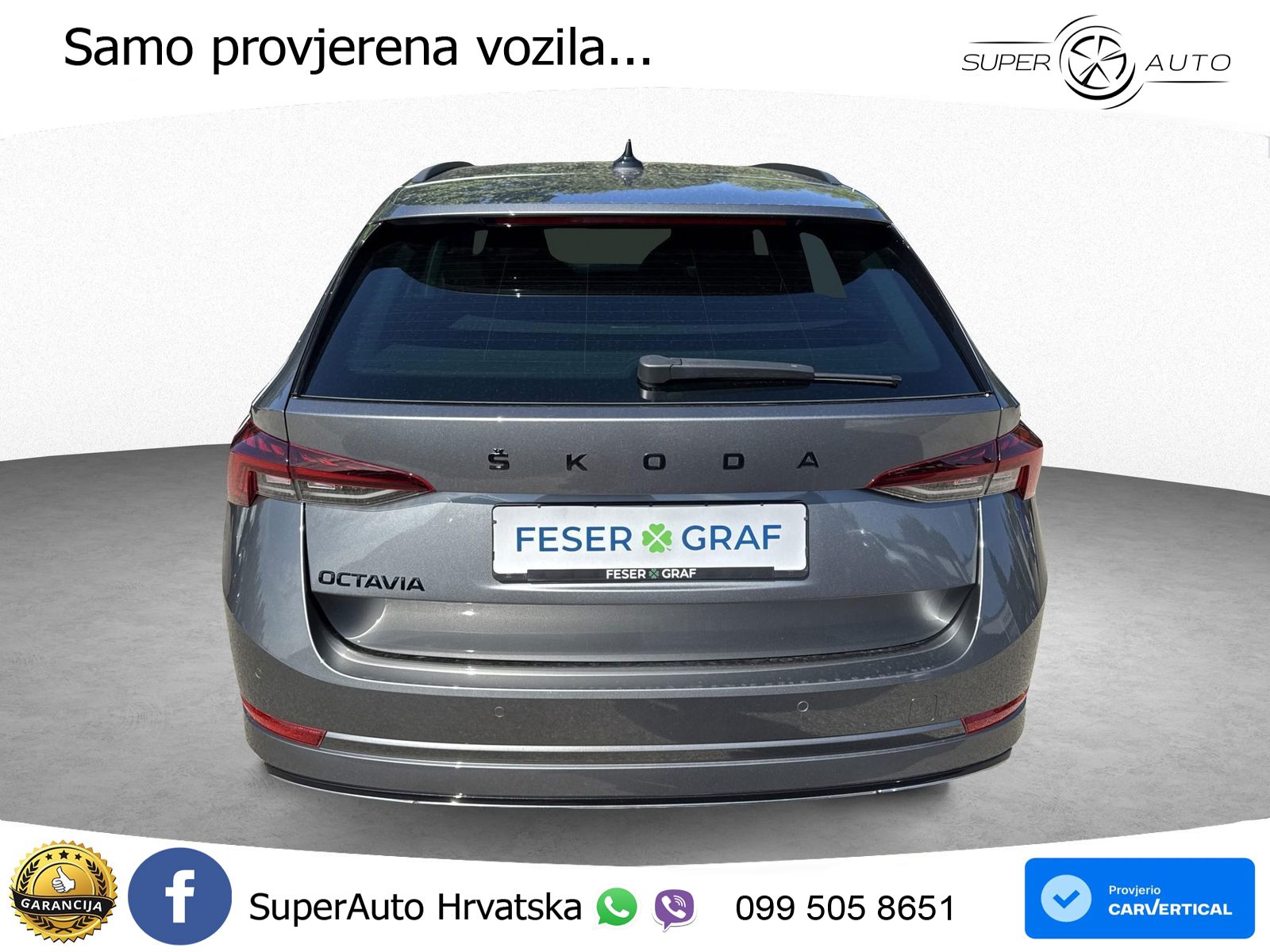 Škoda Octavia Combi 2.0 TDI (150 KS) DSG LED+GR SJED+ACC