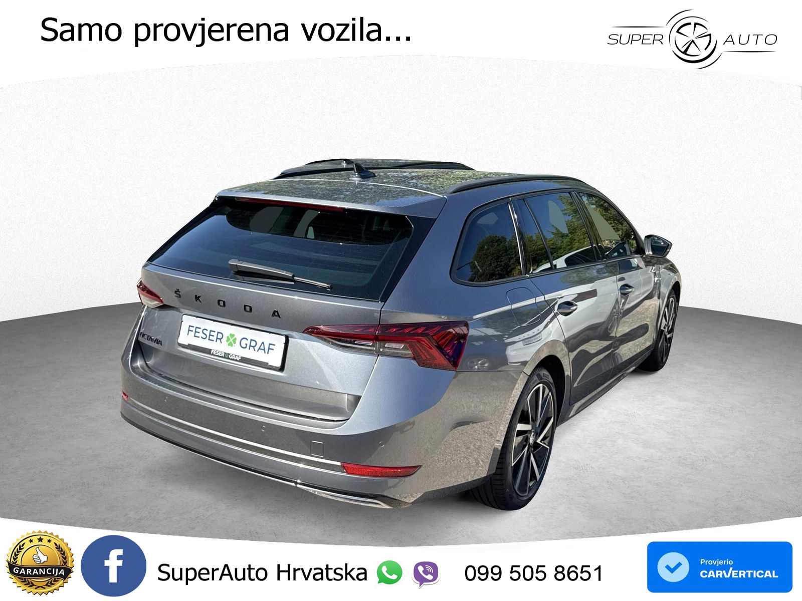 Škoda Octavia Combi 2.0 TDI (150 KS) DSG LED+GR SJED+ACC