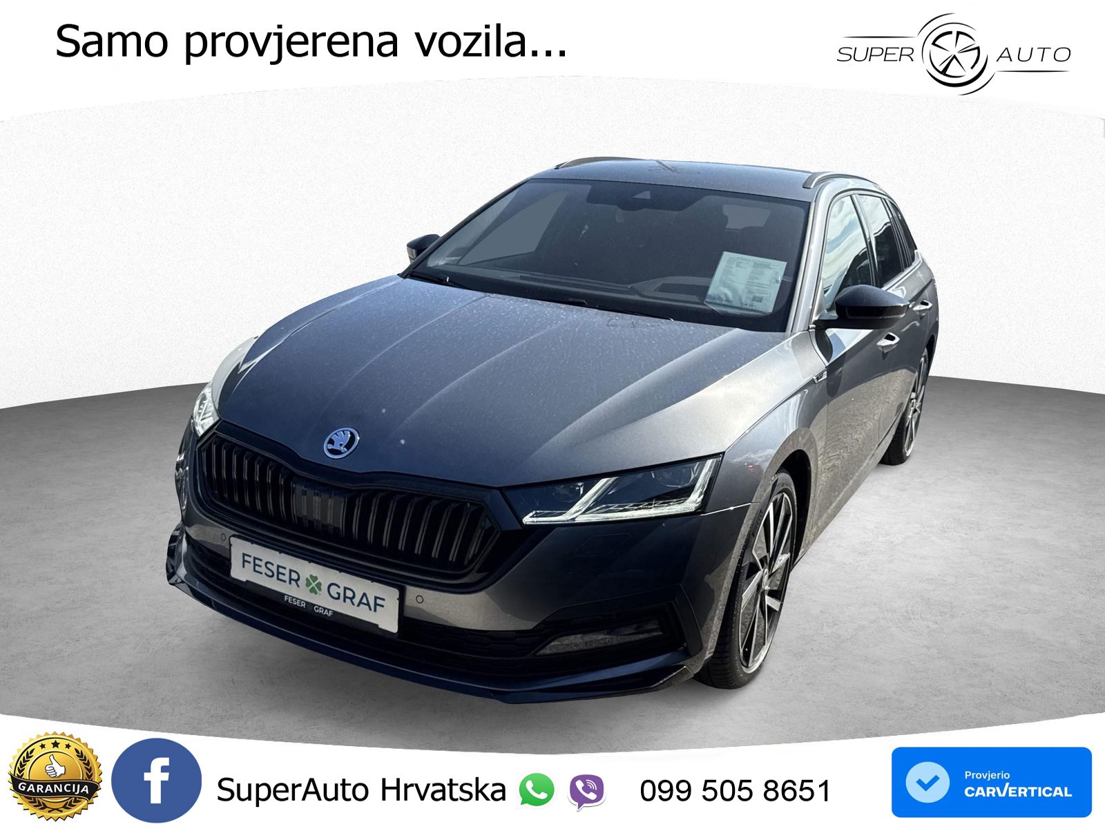 Škoda Octavia Combi 2.0 TDI (150 KS) DSG LED+GR SJED+ACC