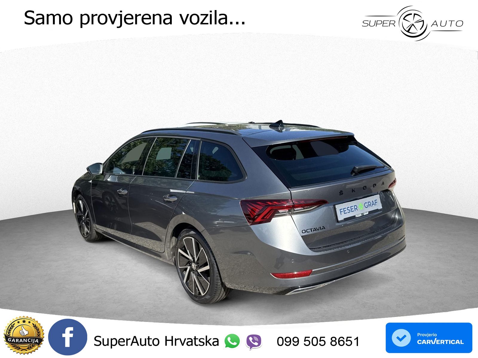 Škoda Octavia Combi 2.0 TDI (150 KS) DSG LED+GR SJED+ACC