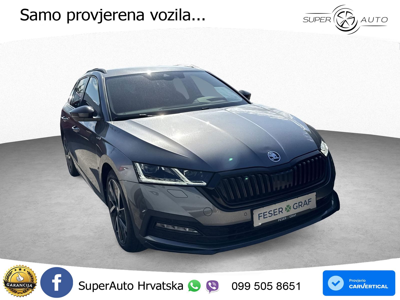 Škoda Octavia Combi 2.0 TDI (150 KS) DSG LED+GR SJED+ACC