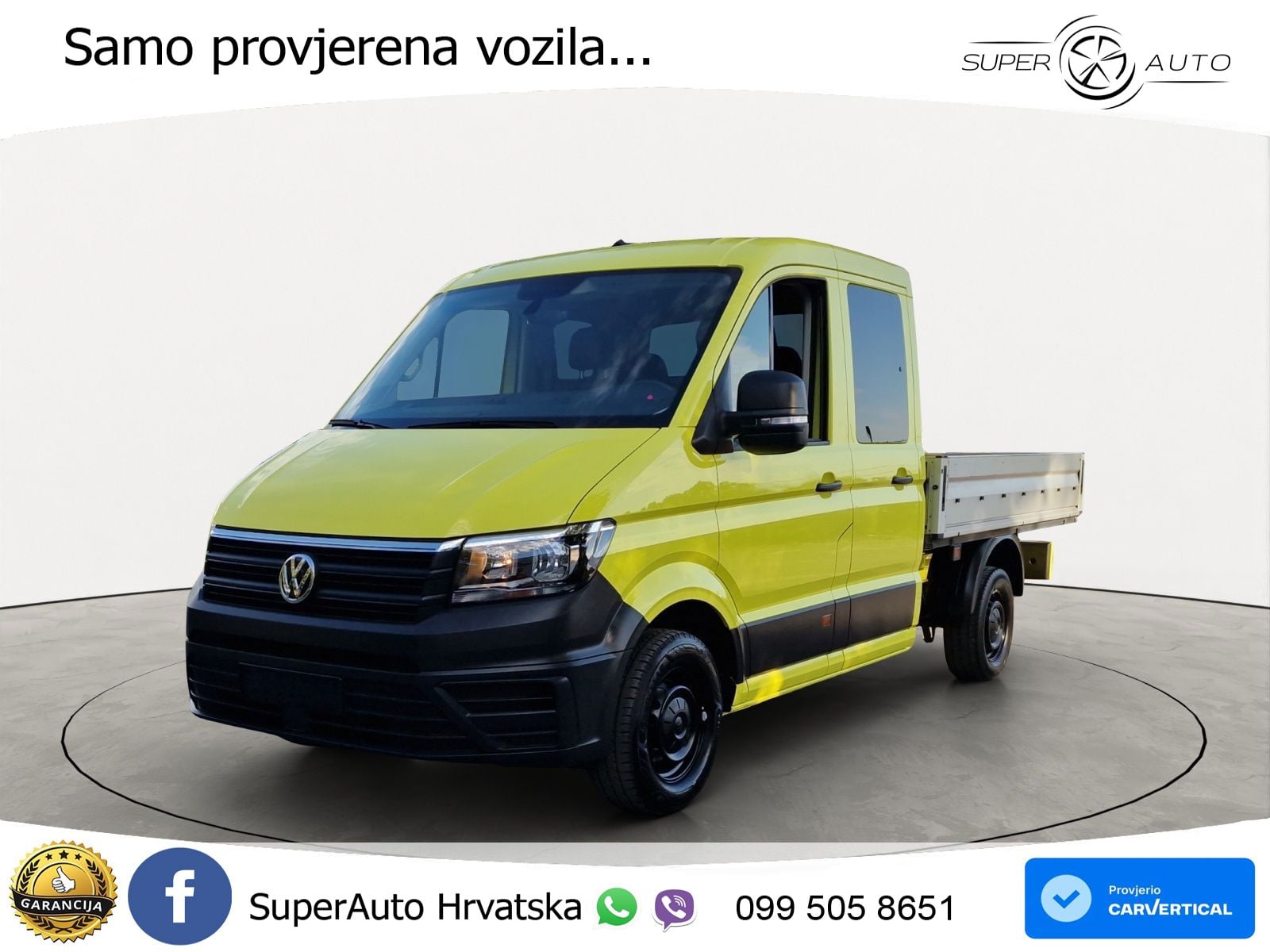 Volkswagen Crafter Pritsche 2.0 TDI Doka Audio+StandH 140 KS