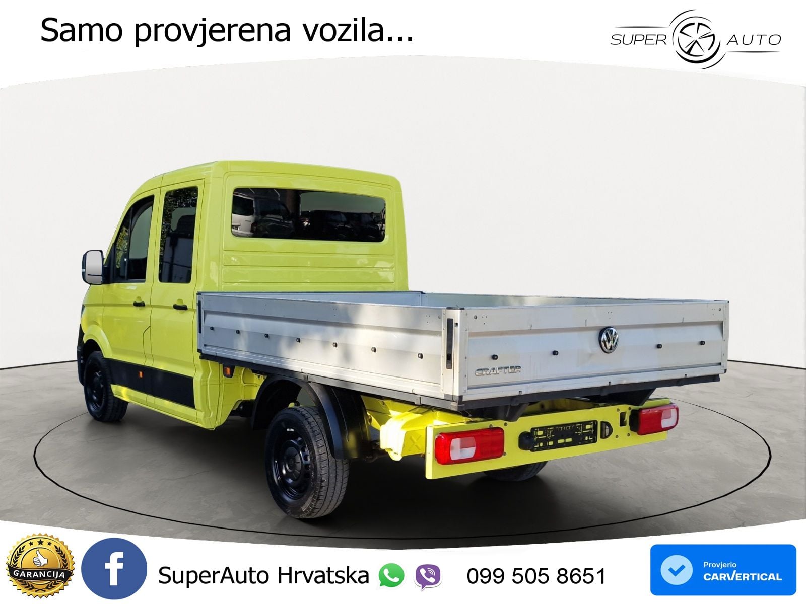 Volkswagen Crafter Pritsche 2.0 TDI Doka Audio+StandH 140 KS