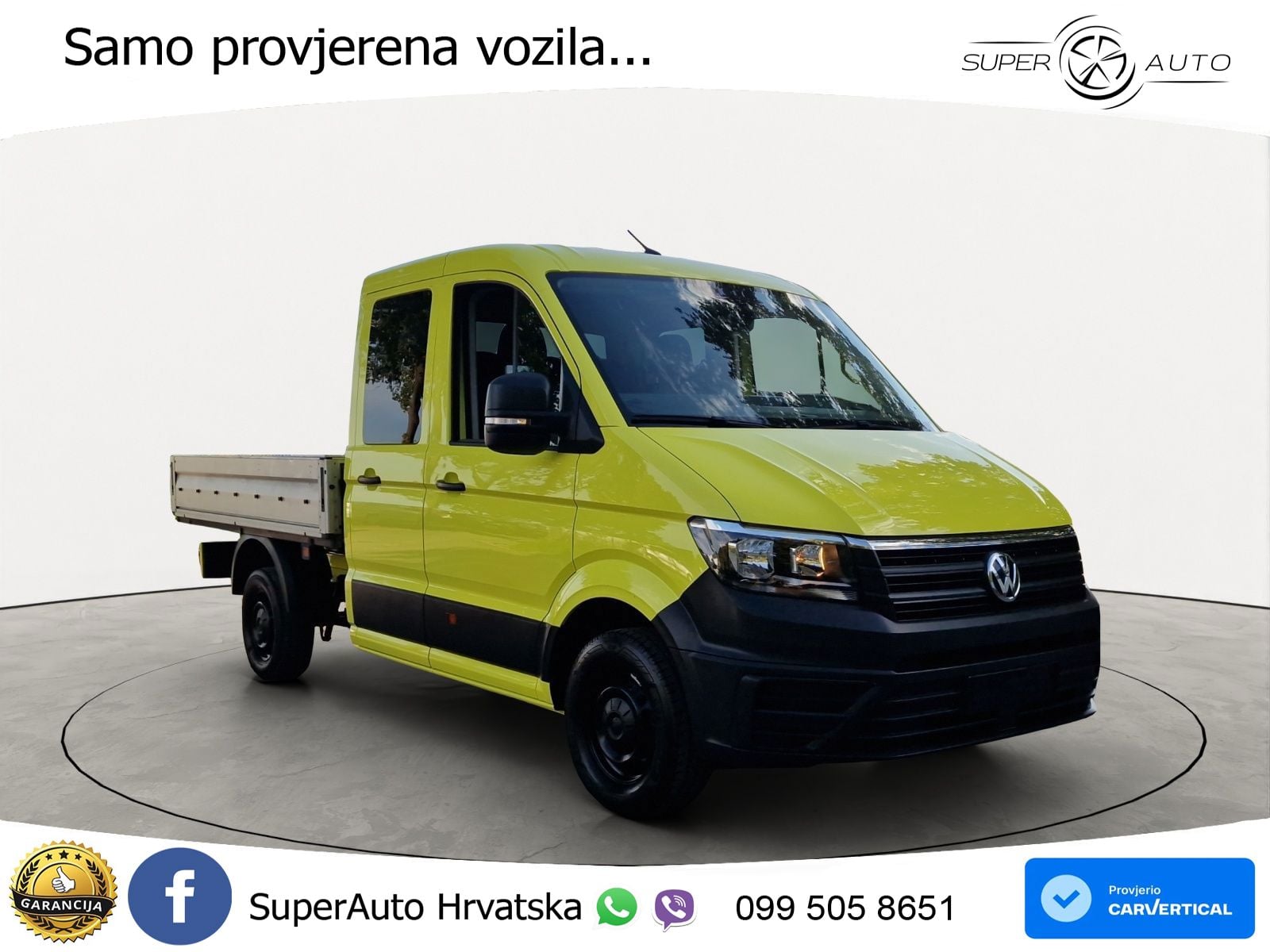 Volkswagen Crafter Pritsche 2.0 TDI Doka Audio+StandH 140 KS