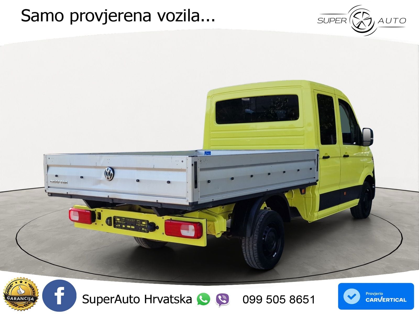 Volkswagen Crafter Pritsche 2.0 TDI Doka Audio+StandH 140 KS