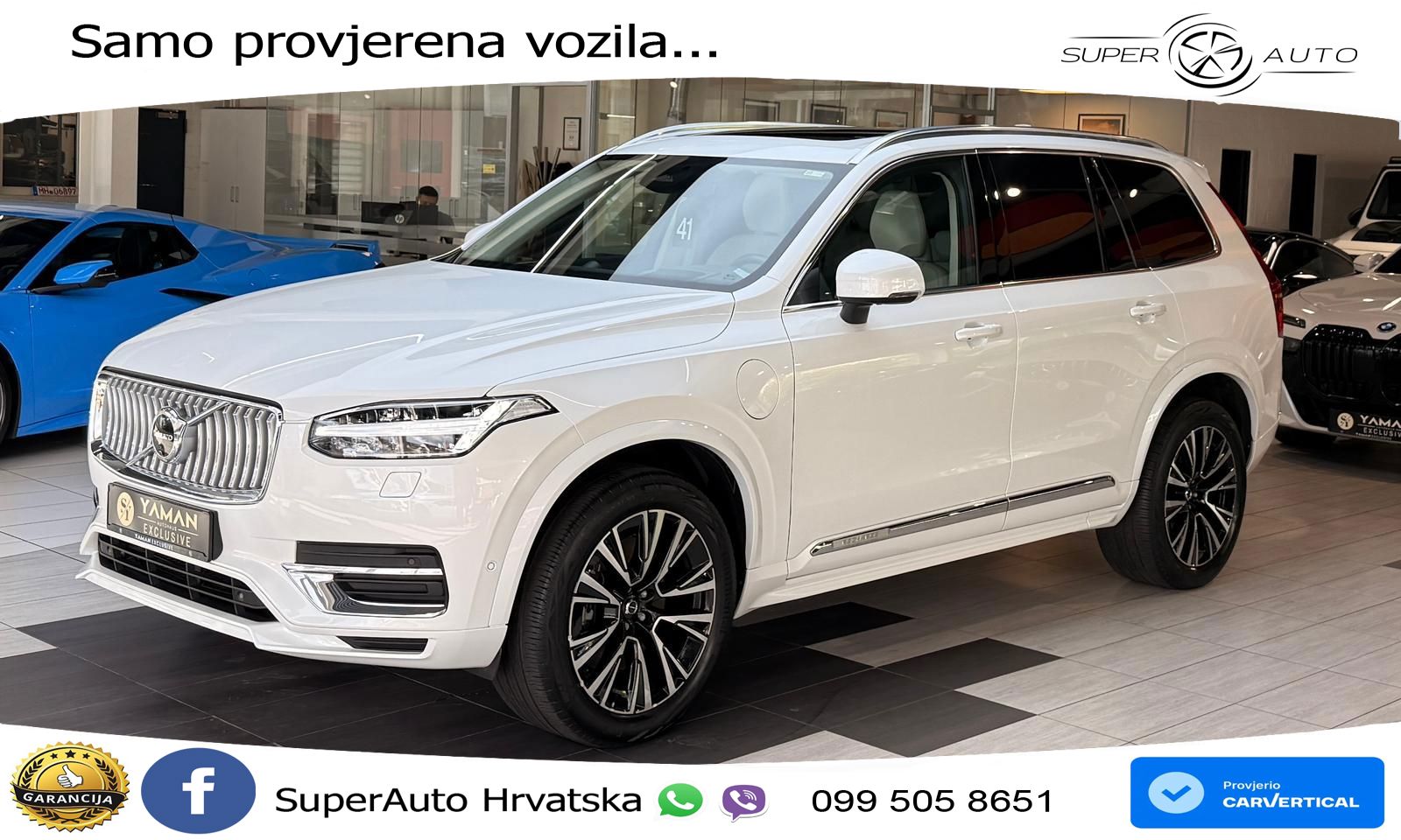 Volvo XC90 2.0 T8 AWD Automatic ACC+HEAD+4xGR SJED+360+PANO