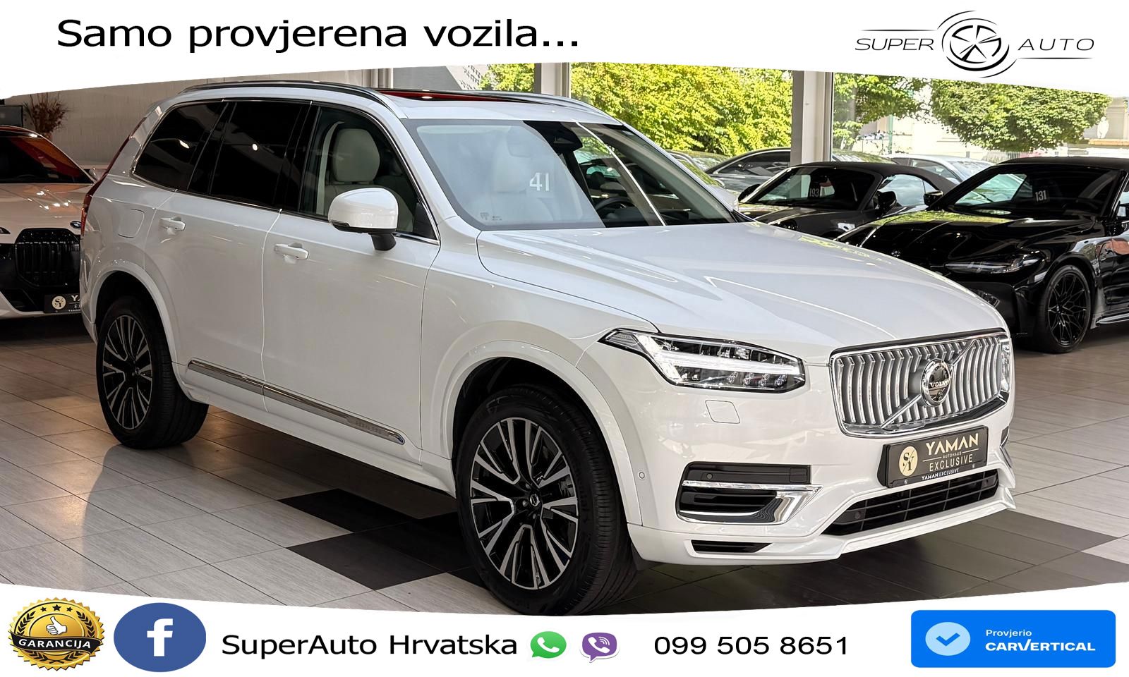 Volvo XC90 2.0 T8 AWD Automatic ACC+HEAD+4xGR SJED+360+PANO