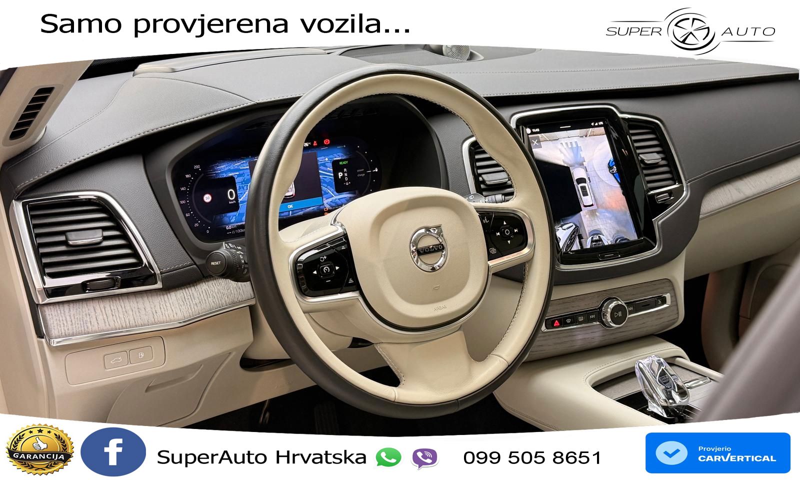 Volvo XC90 2.0 T8 AWD Automatic ACC+HEAD+4xGR SJED+360+PANO