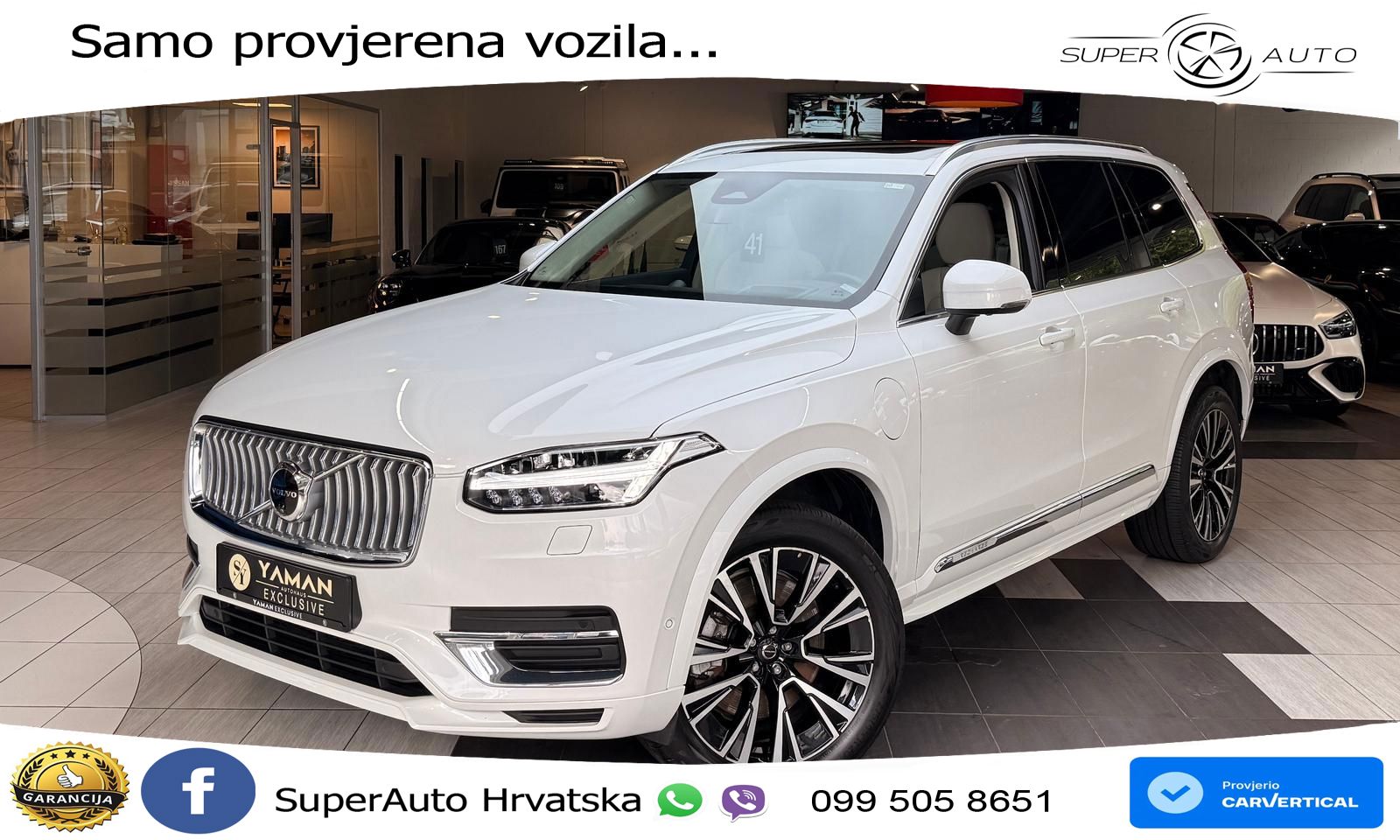 Volvo XC90 2.0 T8 AWD Automatic ACC+HEAD+4xGR SJED+360+PANO