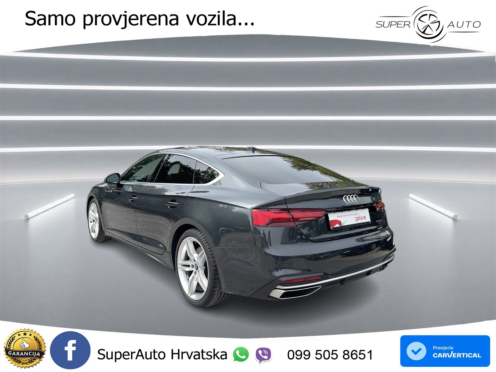 Audi A5 Sportback 45 TFSI (265 KS) quattro S tronic S line LED+ACC