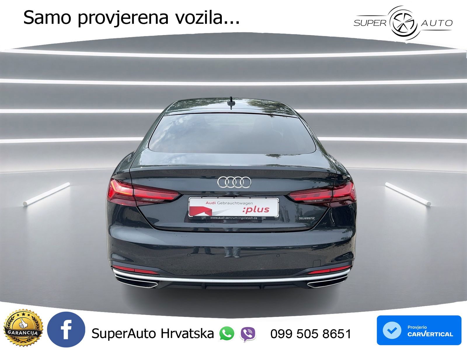 Audi A5 Sportback 45 TFSI (265 KS) quattro S tronic S line LED+ACC