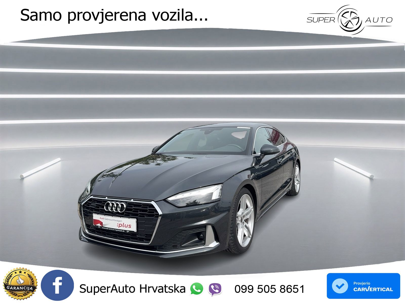Audi A5 Sportback 45 TFSI (265 KS) quattro S tronic S line LED+ACC