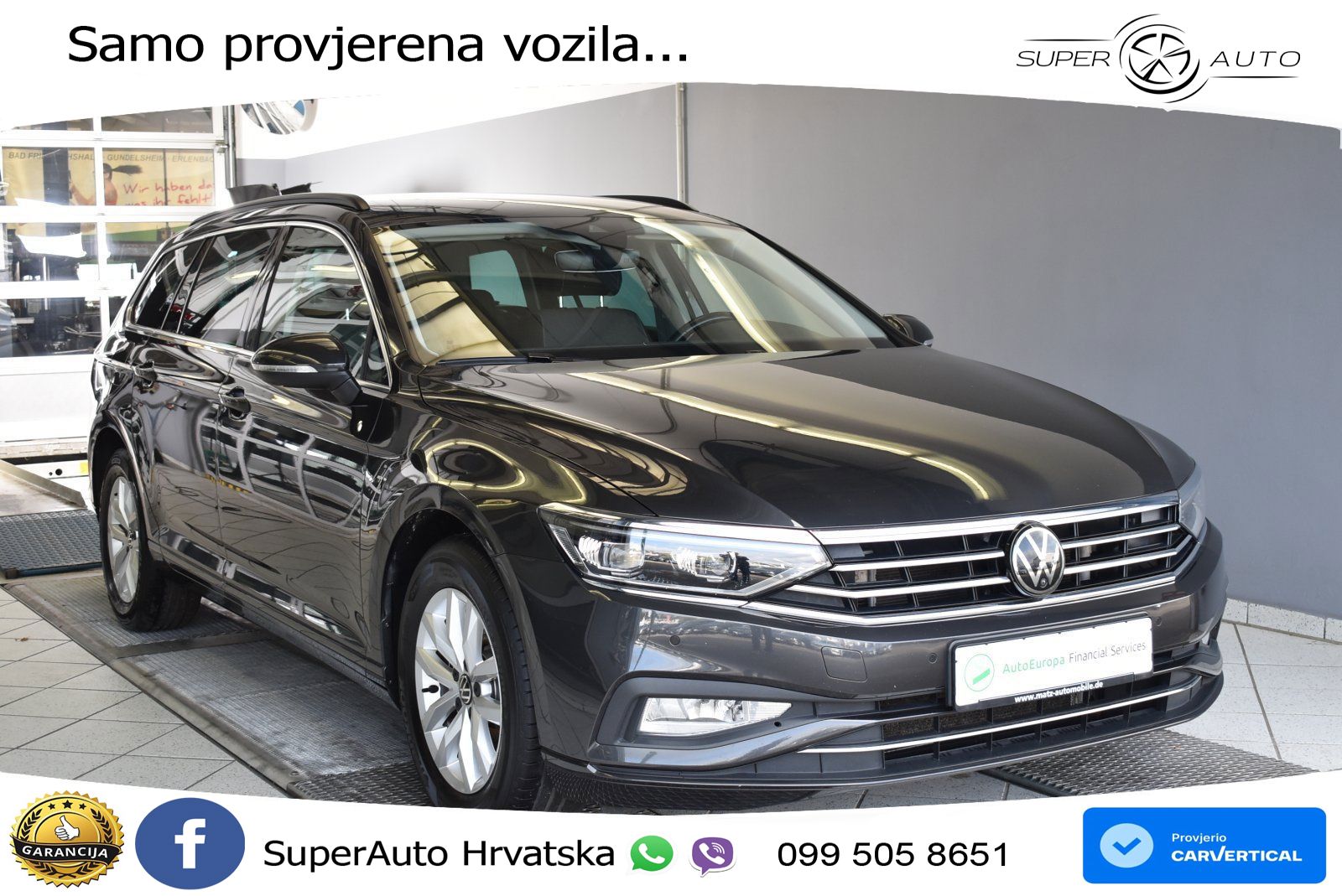 Volkswagen Passat Variant 2.0 TDI (150 KS) DSG Business MATRIX+GR SJED+KAM