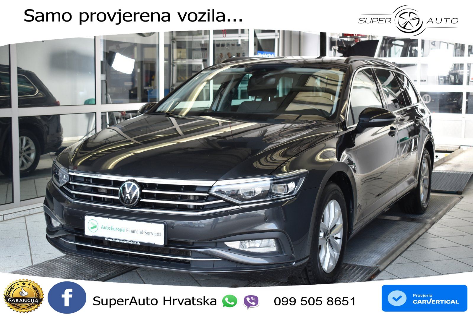 Volkswagen Passat Variant 2.0 TDI (150 KS) DSG Business MATRIX+GR SJED+KAM