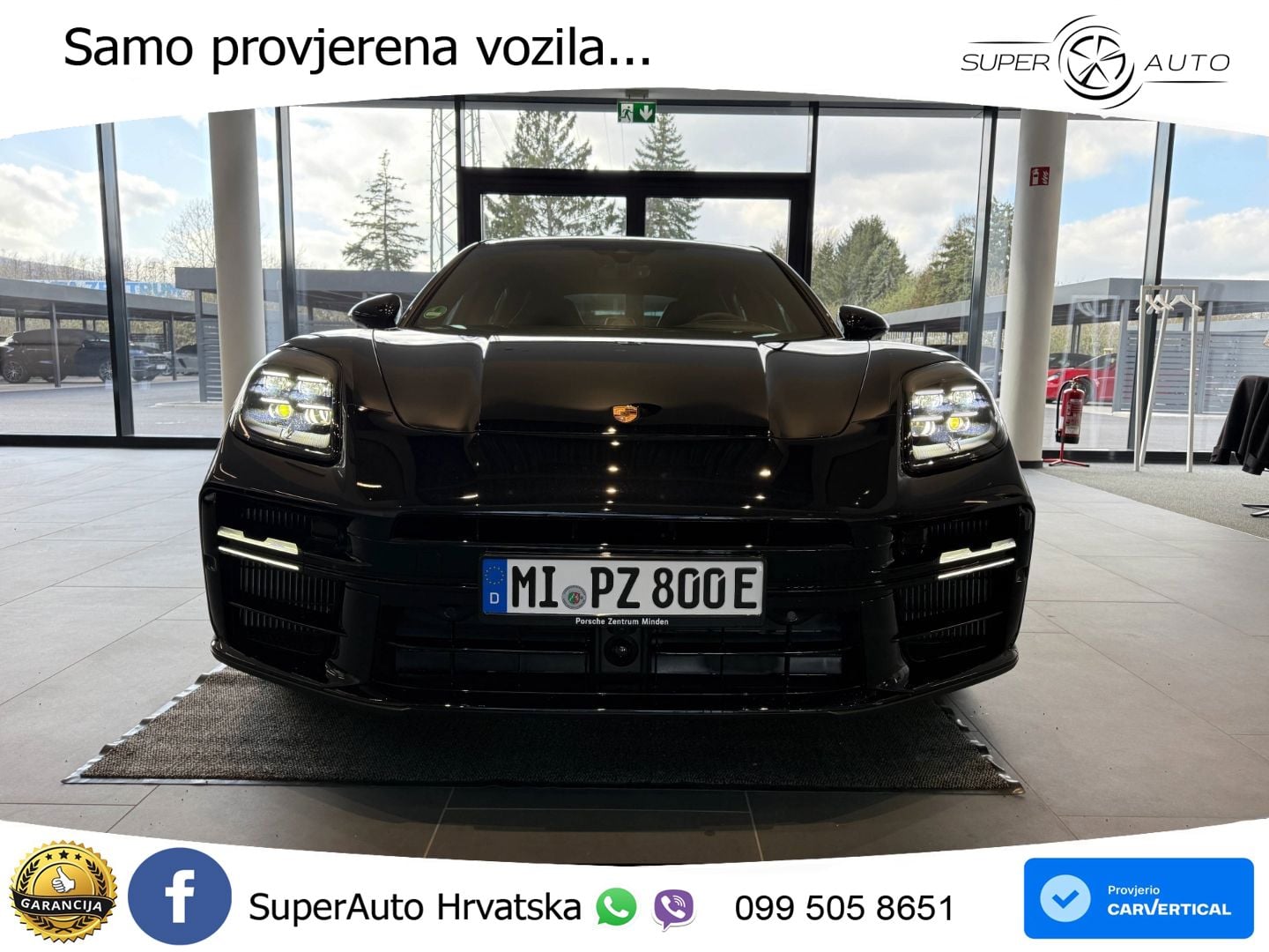 Porsche Panamera 4 2.9 V6 (470 KS) E-Hybrid PDK ACC+HEAD+4xGR SJED+360+PANO