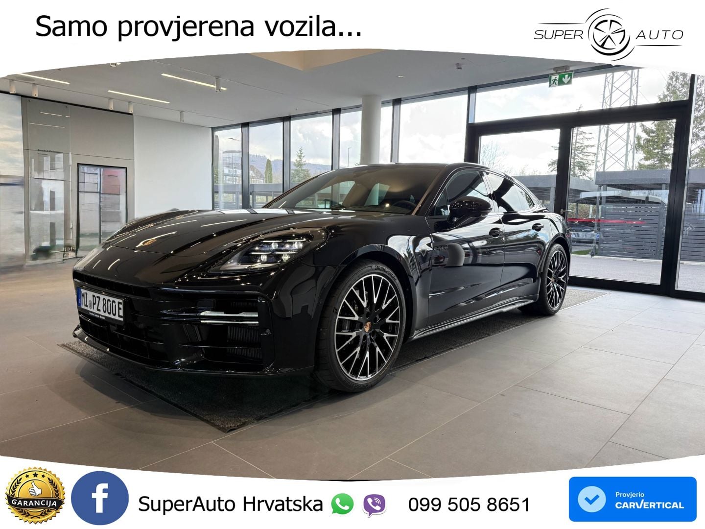 Porsche Panamera 4 2.9 V6 (470 KS) E-Hybrid PDK ACC+HEAD+4xGR SJED+360+PANO
