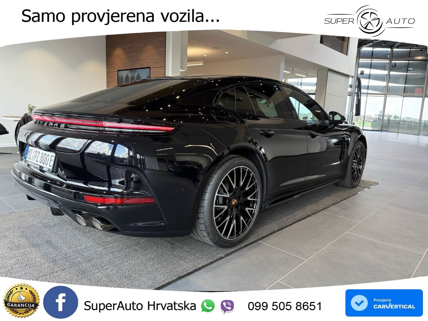 Porsche Panamera 4 2.9 V6 (470 KS) E-Hybrid PDK ACC+HEAD+4xGR SJED+360+PANO