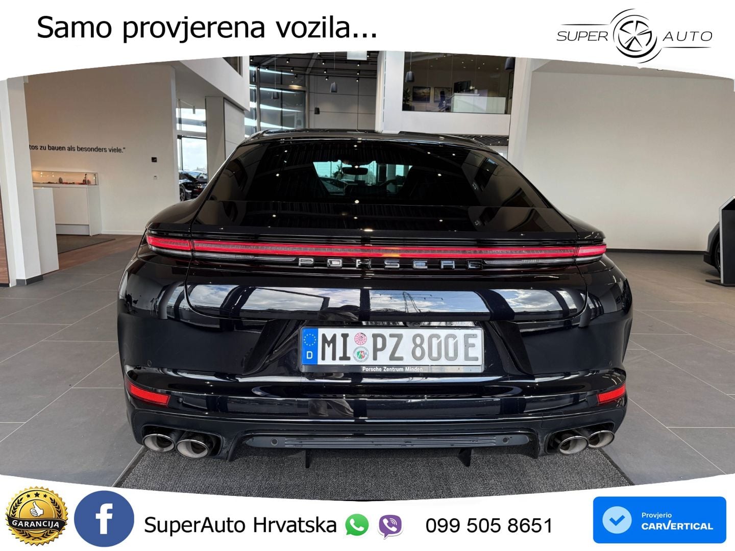 Porsche Panamera 4 2.9 V6 (470 KS) E-Hybrid PDK ACC+HEAD+4xGR SJED+360+PANO