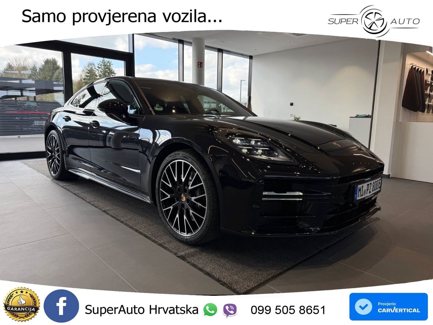 Porsche Panamera 4 2.9 V6 (470 KS) E-Hybrid PDK ACC+HEAD+4xGR SJED+360+PANO