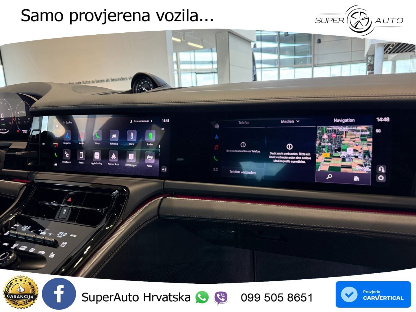 Porsche Panamera 4 2.9 V6 (470 KS) E-Hybrid PDK ACC+HEAD+4xGR SJED+360+PANO