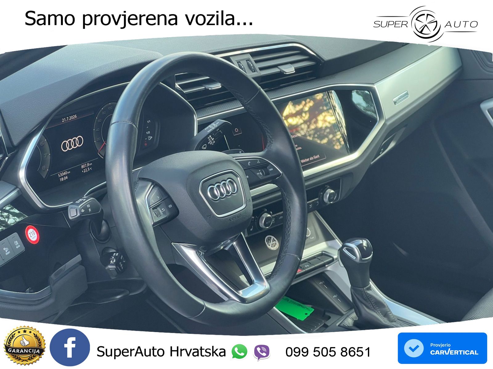Audi Q3 35 TFSI (150 KS) S tronic S line LED+GR SJED+ACC