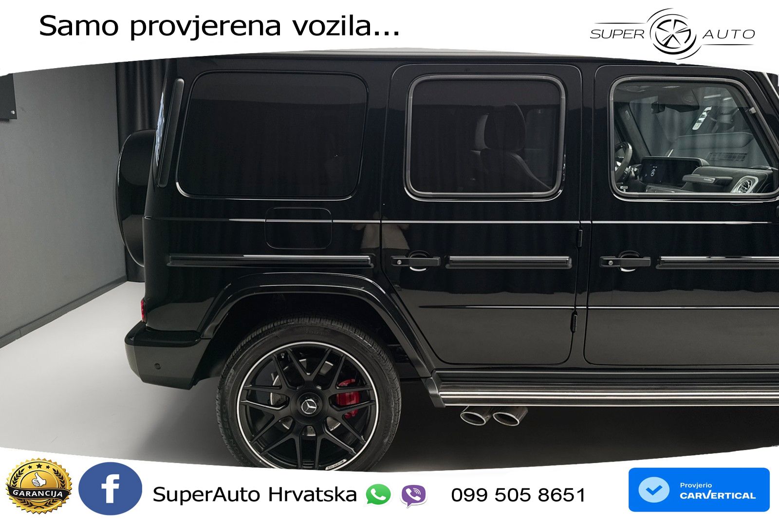 Mercedes AMG G 63 Long V8 (585 KS) 4MATIC 9G-TRONIC AMG SPEEDSHIFT TCT Manufaktur ACC+HEAD+4xGR SJED+360+PANO