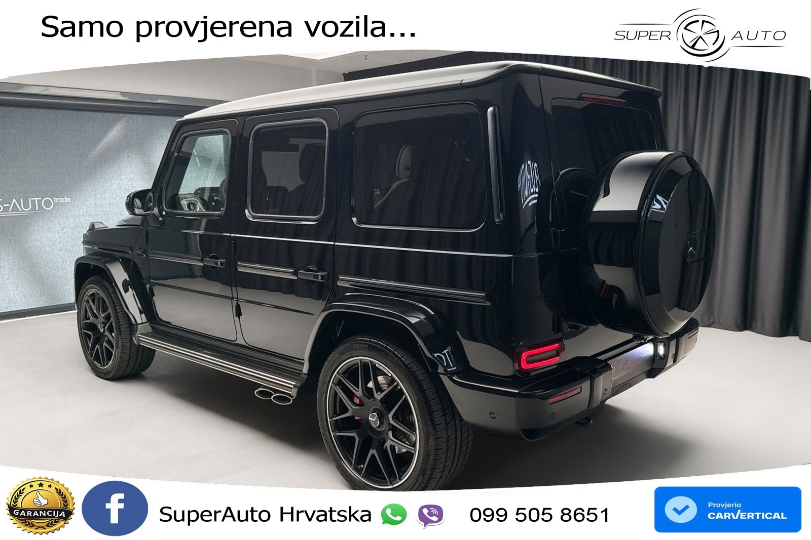 Mercedes AMG G 63 Long V8 (585 KS) 4MATIC 9G-TRONIC AMG SPEEDSHIFT TCT Manufaktur ACC+HEAD+4xGR SJED+360+PANO
