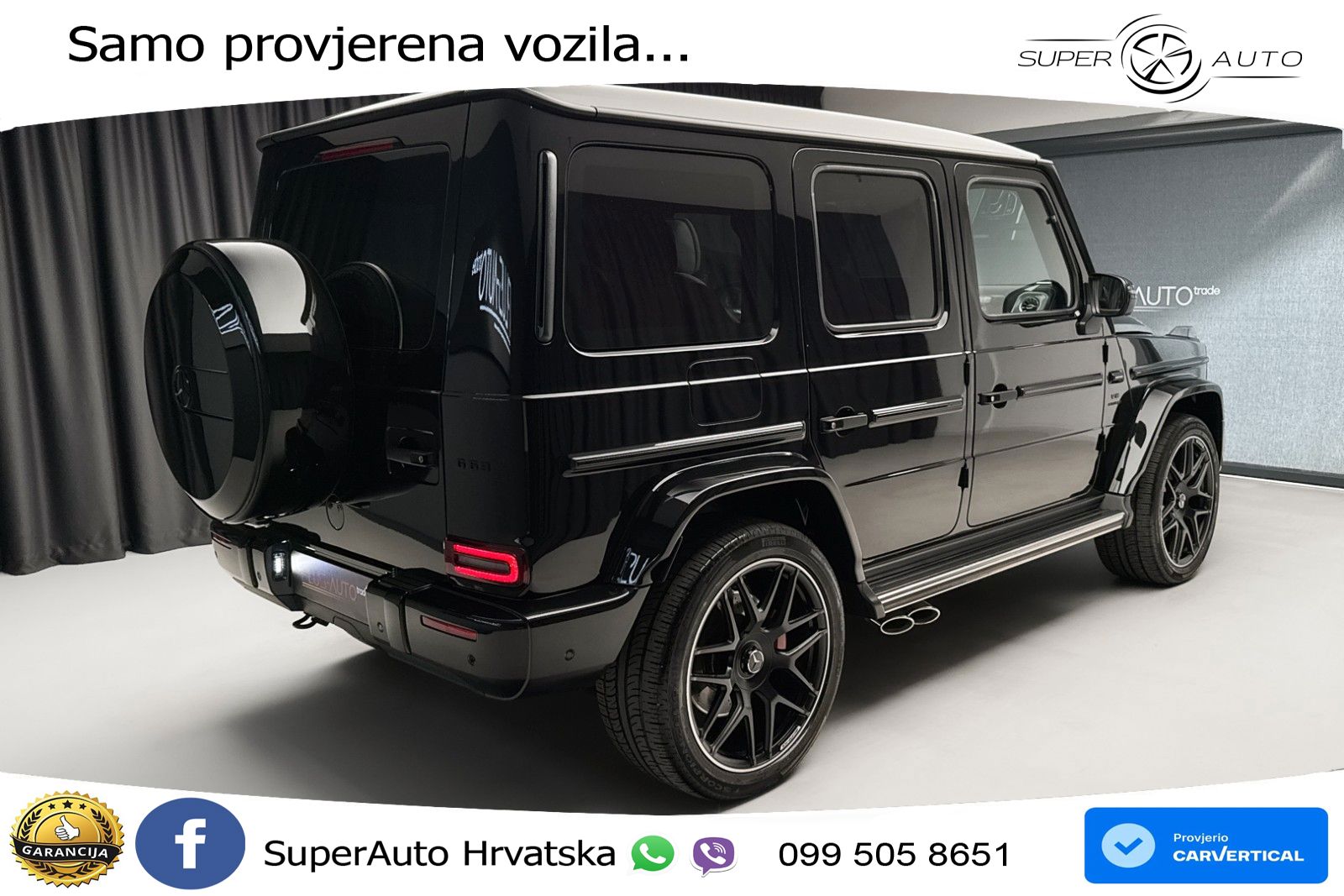 Mercedes AMG G 63 Long V8 (585 KS) 4MATIC 9G-TRONIC AMG SPEEDSHIFT TCT Manufaktur ACC+HEAD+4xGR SJED+360+PANO