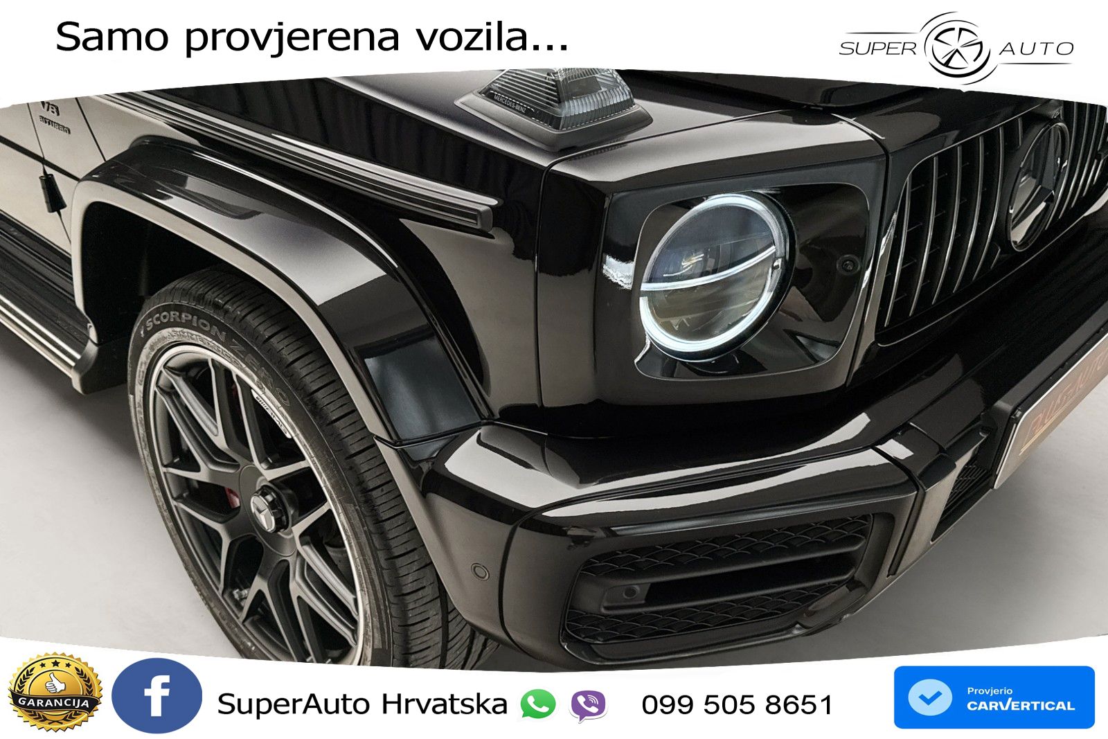 Mercedes AMG G 63 Long V8 (585 KS) 4MATIC 9G-TRONIC AMG SPEEDSHIFT TCT Manufaktur ACC+HEAD+4xGR SJED+360+PANO