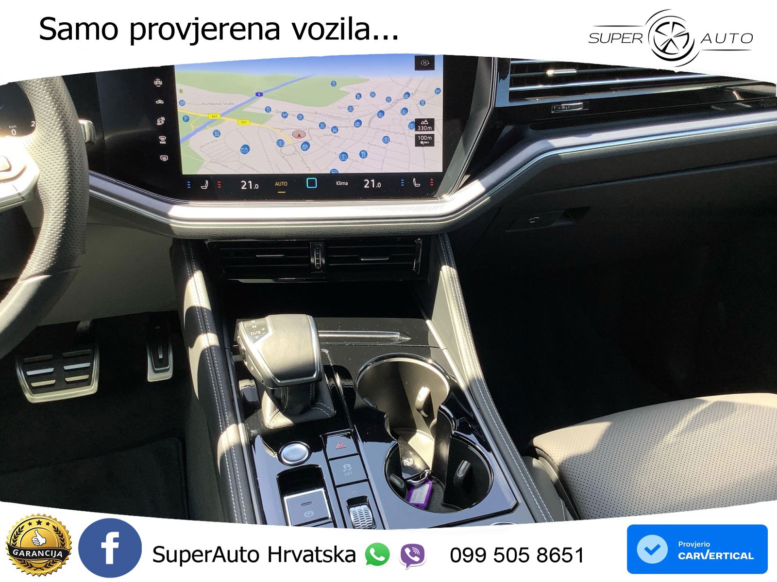 Volkswagen Touareg 3.0 V6 TDI (286 KS) 4MOTION Tiptronic ZRAČNI+ACC+GR SJED+KAM+PANO