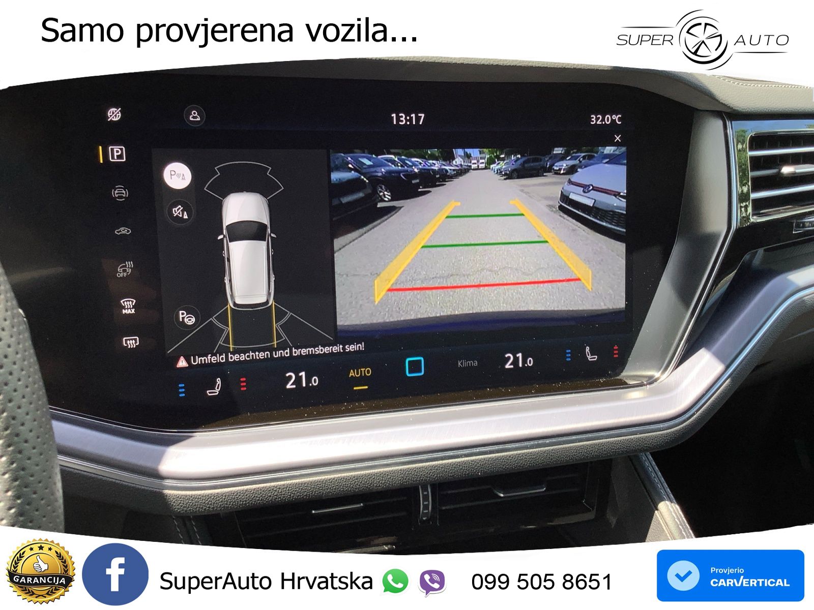 Volkswagen Touareg 3.0 V6 TDI (286 KS) 4MOTION Tiptronic ZRAČNI+ACC+GR SJED+KAM+PANO