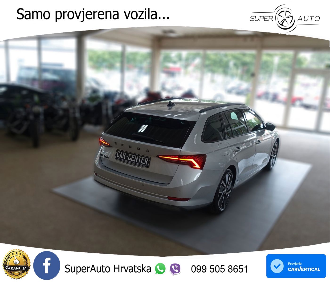 Škoda Octavia Combi 2.0 TDI (150 KS) DSG SportLine LED+GR SJED+ACC