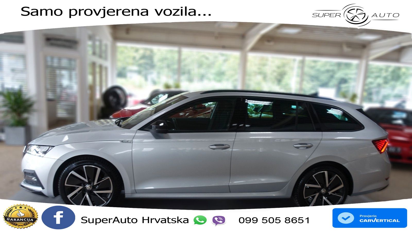 Škoda Octavia Combi 2.0 TDI (150 KS) DSG SportLine LED+GR SJED+ACC