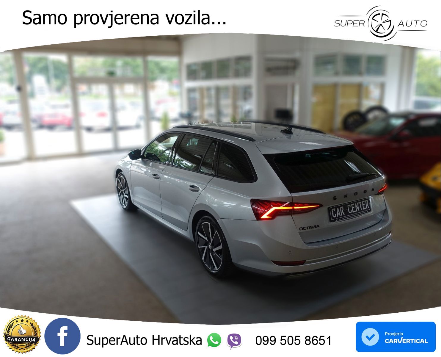 Škoda Octavia Combi 2.0 TDI (150 KS) DSG SportLine LED+GR SJED+ACC