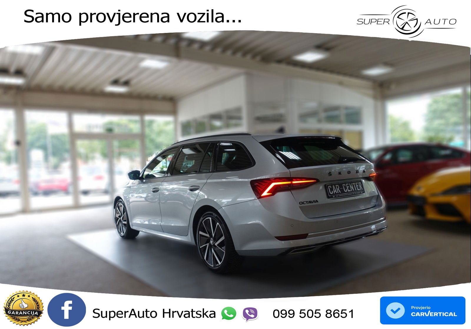 Škoda Octavia Combi 2.0 TDI (150 KS) DSG SportLine LED+GR SJED+ACC