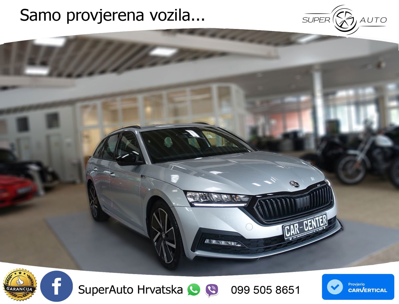 Škoda Octavia Combi 2.0 TDI (150 KS) DSG SportLine LED+GR SJED+ACC