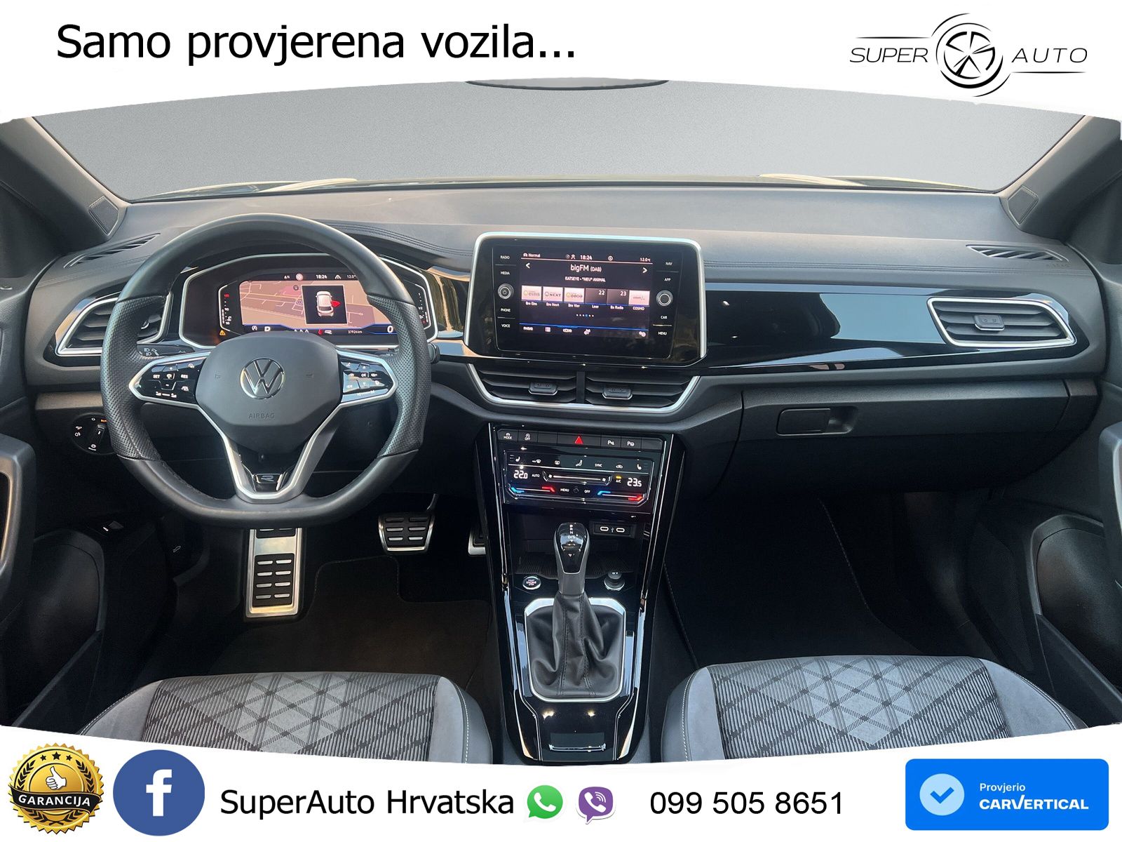 Volkswagen T-Roc 1.5 TSI (150 KS) DSG R-Line LED+GR SJED+ACC