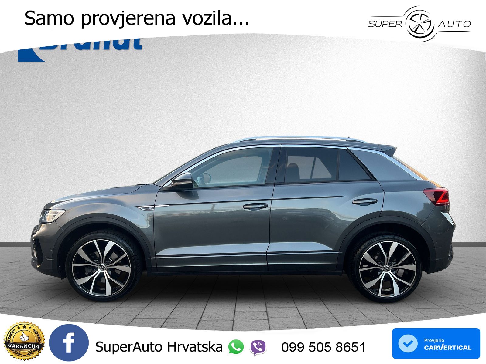 Volkswagen T-Roc 1.5 TSI (150 KS) DSG R-Line LED+GR SJED+ACC