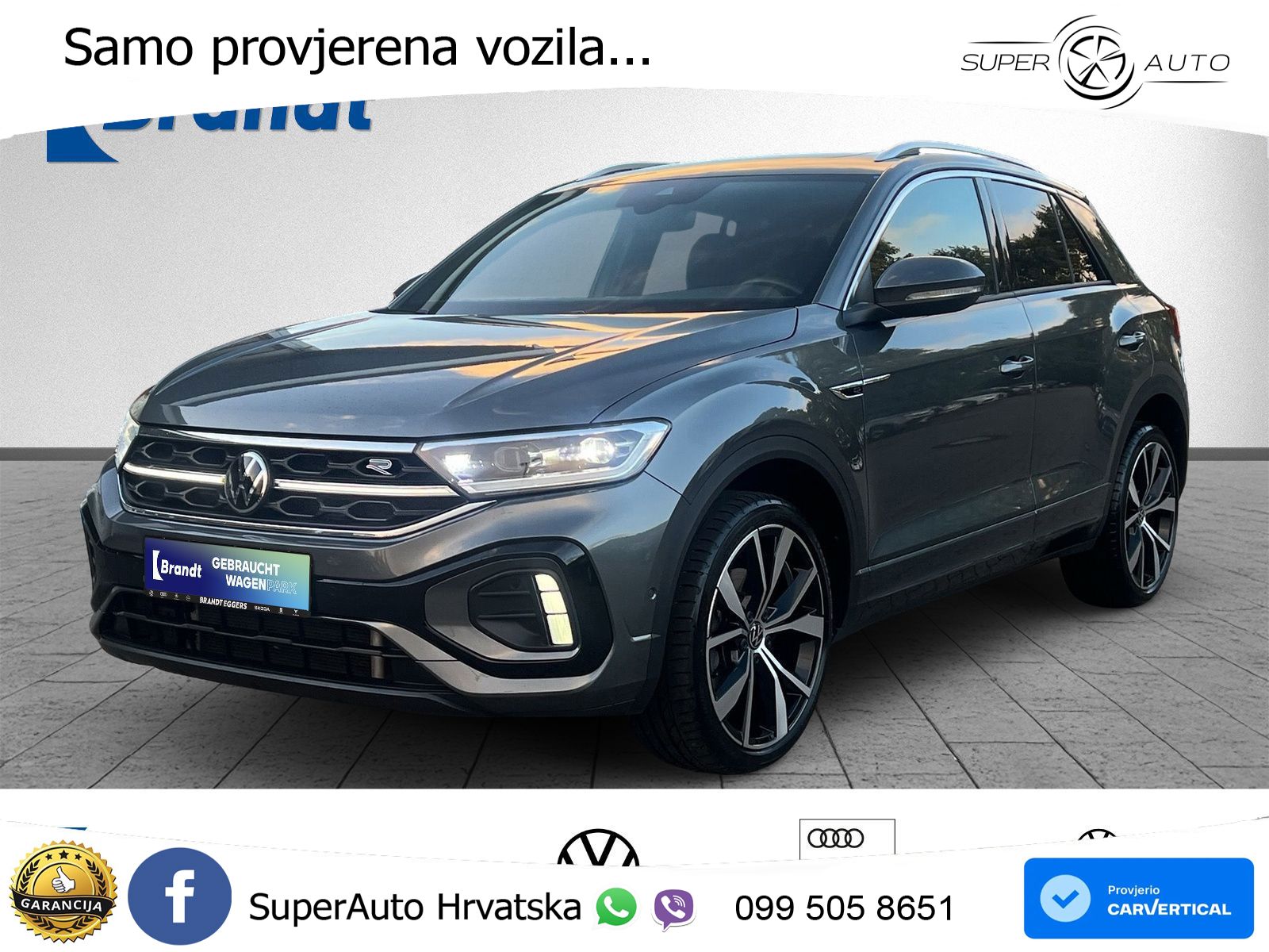 Volkswagen T-Roc 1.5 TSI (150 KS) DSG R-Line LED+GR SJED+ACC