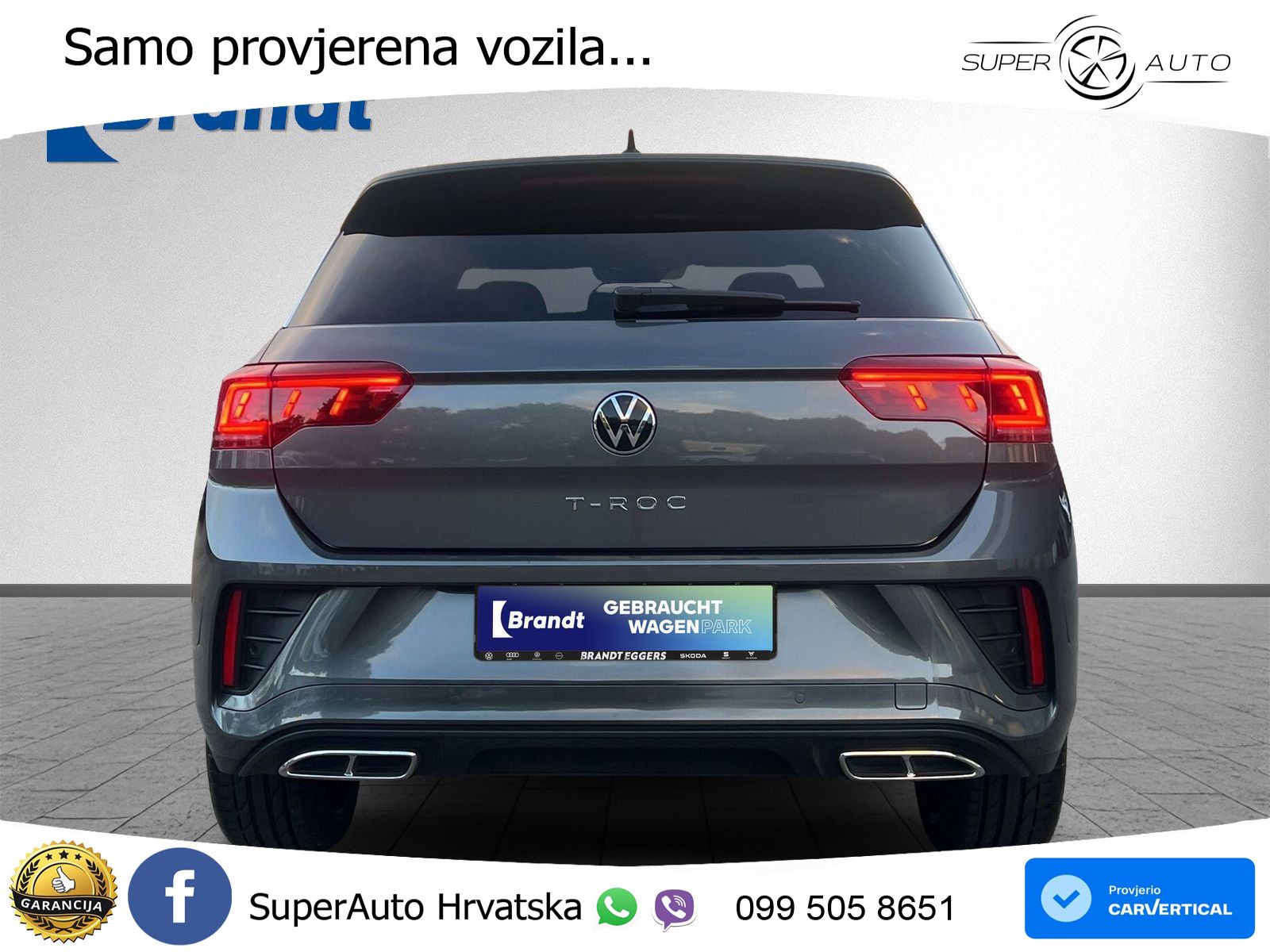 Volkswagen T-Roc 1.5 TSI (150 KS) DSG R-Line LED+GR SJED+ACC
