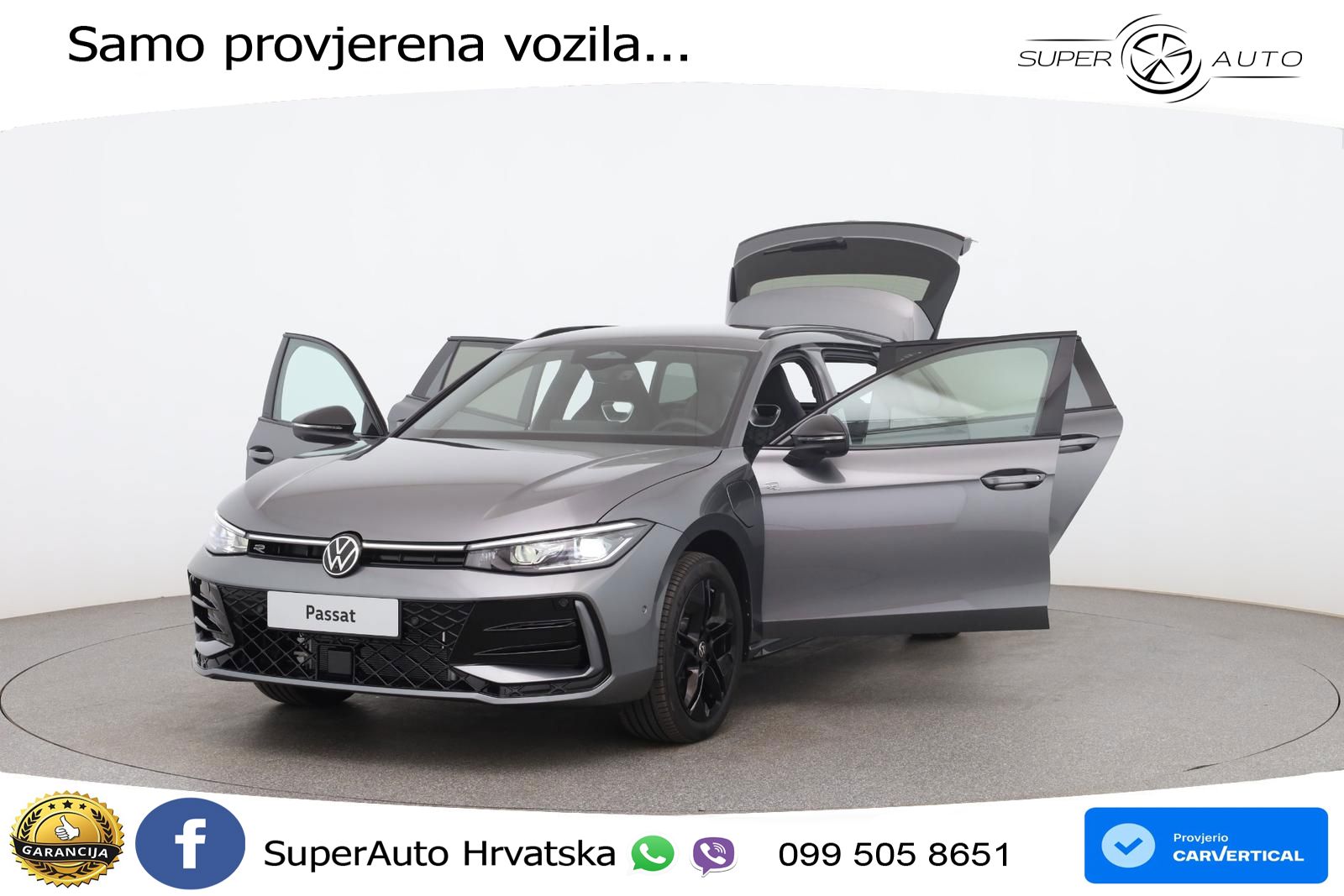 Volkswagen Passat Variant 1.5 TSI (204 KS) eHybrid DSG R-Line MATRIX+GR SJED+KAM