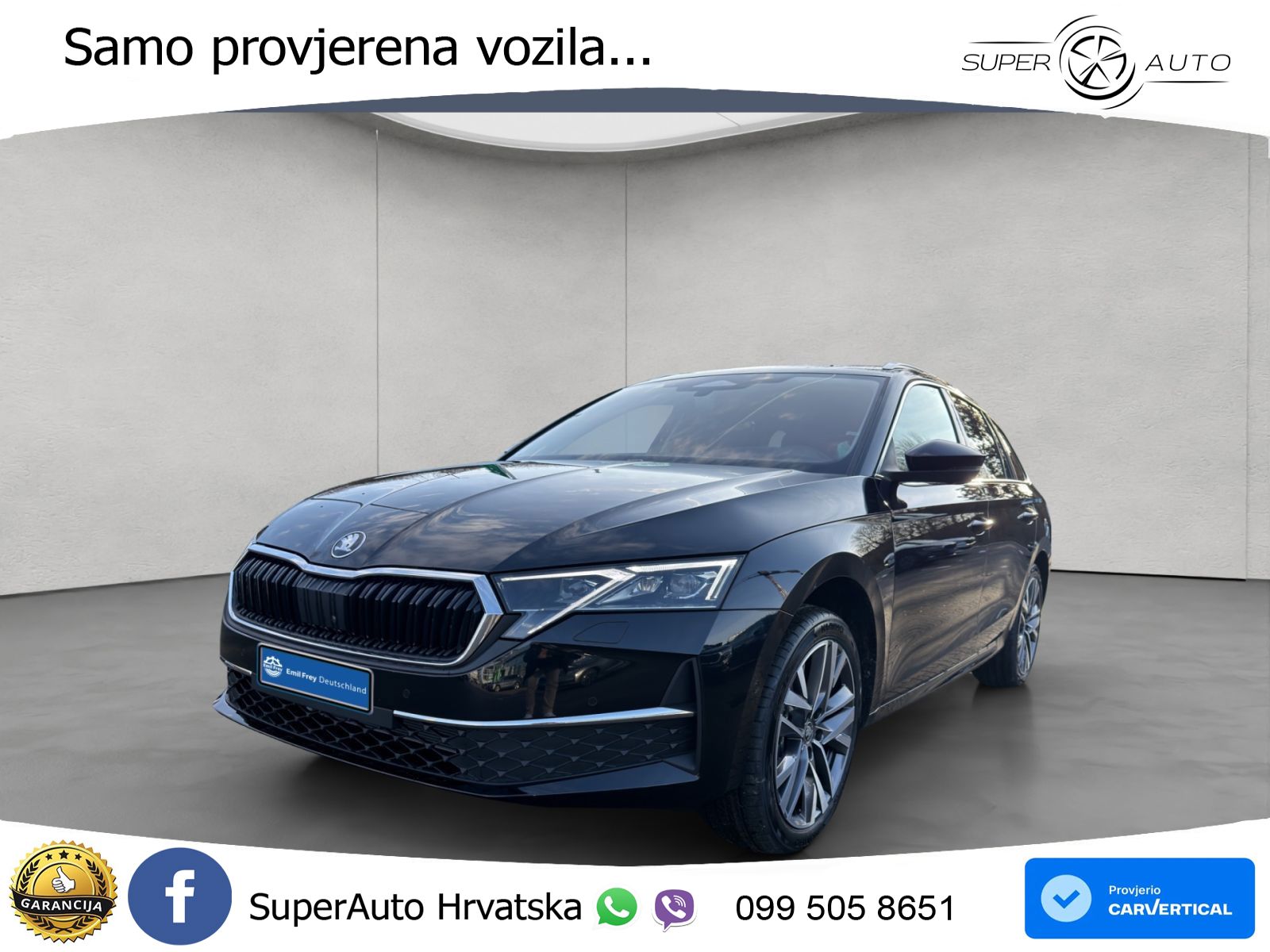 Škoda Octavia Combi 1.5 TSI (150 KS) DSG LED+GR SJED+ACC