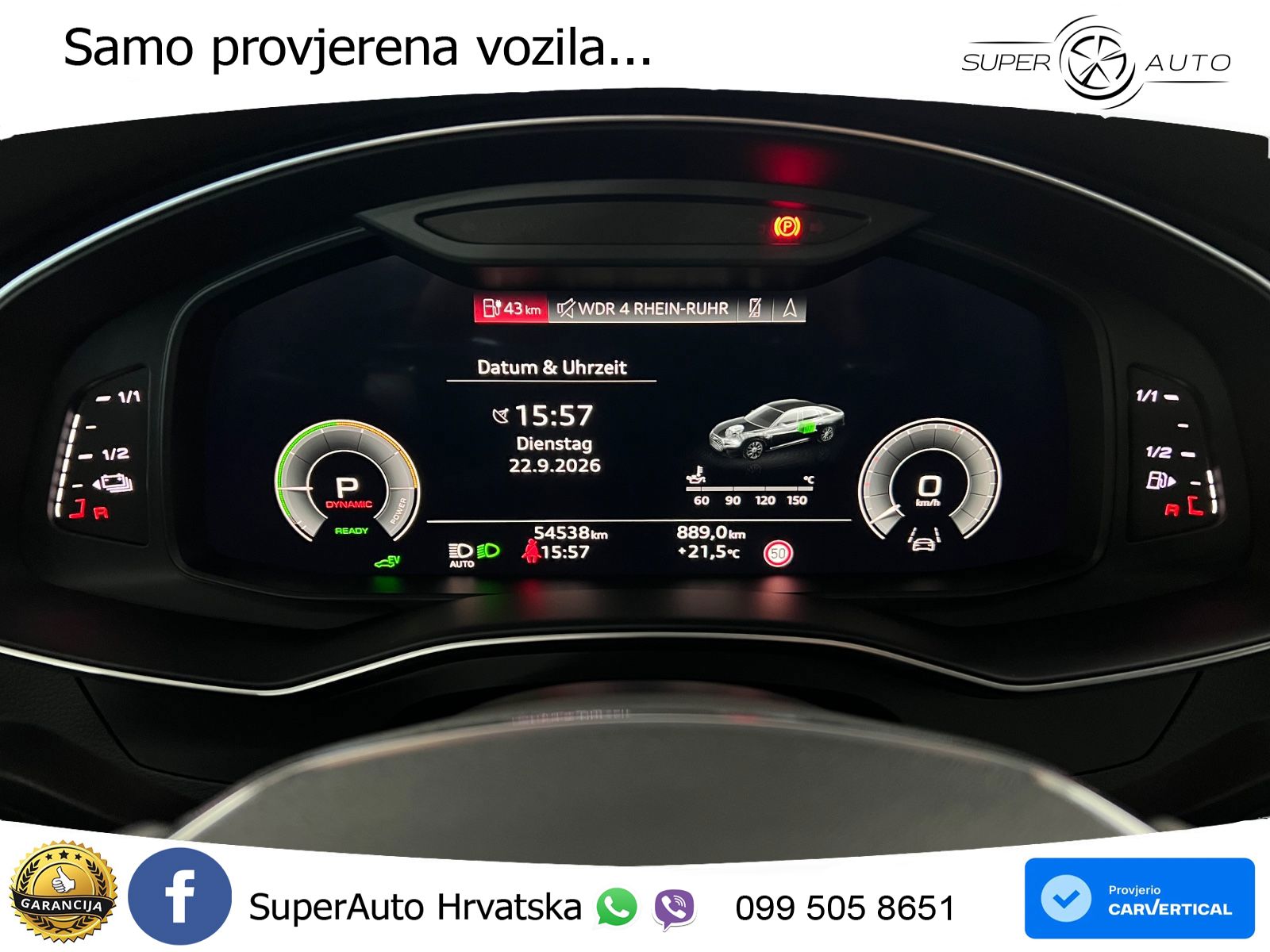 Audi A6 50 TFSIe (299 KS) quattro ultra S tronic LED+GR SJED+ACC