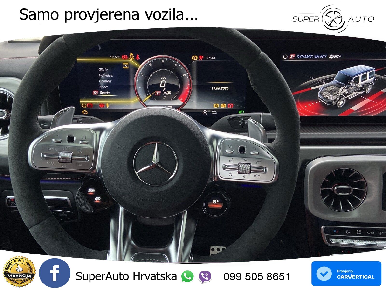 Mercedes AMG G 63 Long V8 (585 KS) 4MATIC 9G-TRONIC AMG SPEEDSHIFT PLUS
