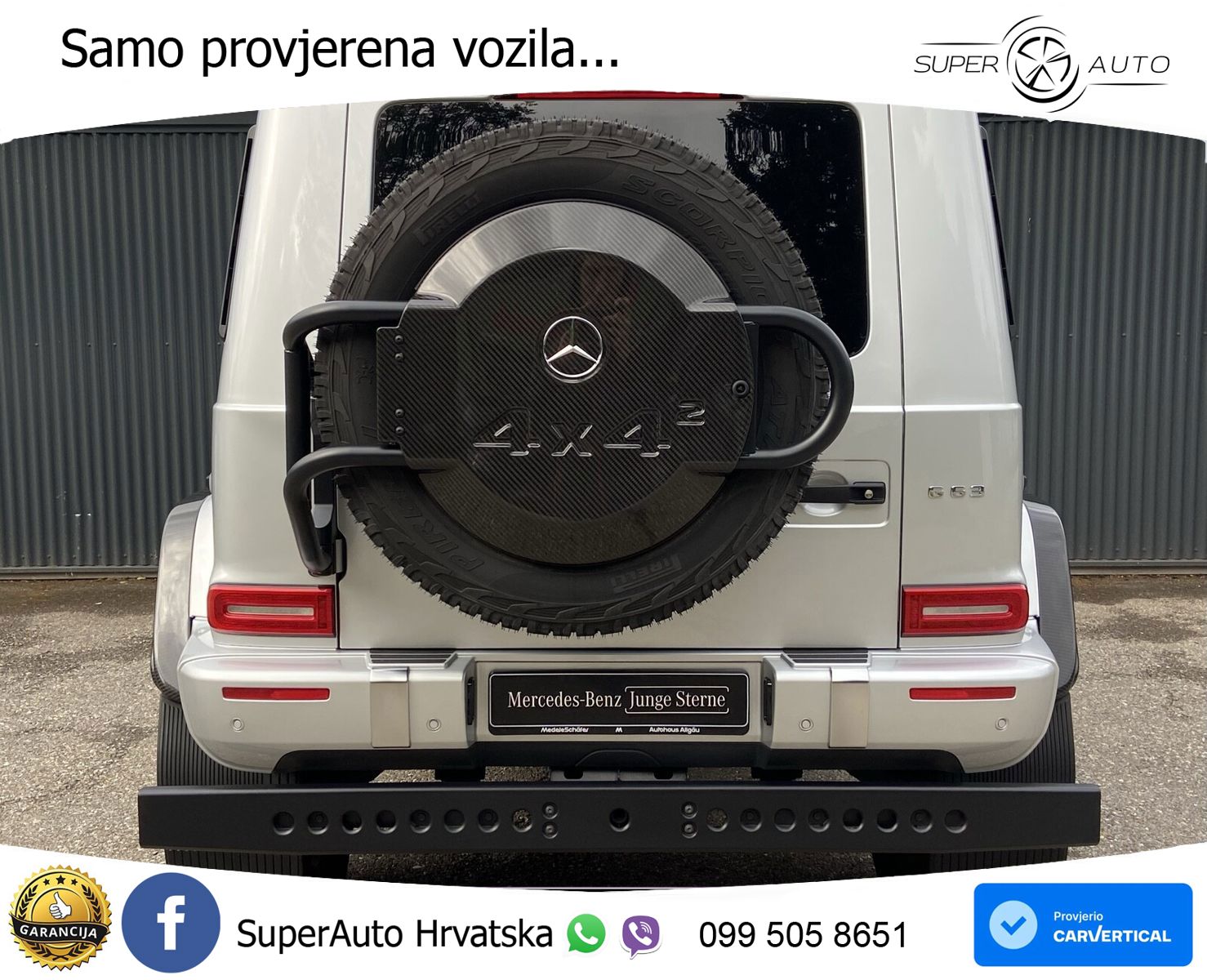 Mercedes AMG G 63 Long V8 (585 KS) 4MATIC 9G-TRONIC AMG SPEEDSHIFT PLUS